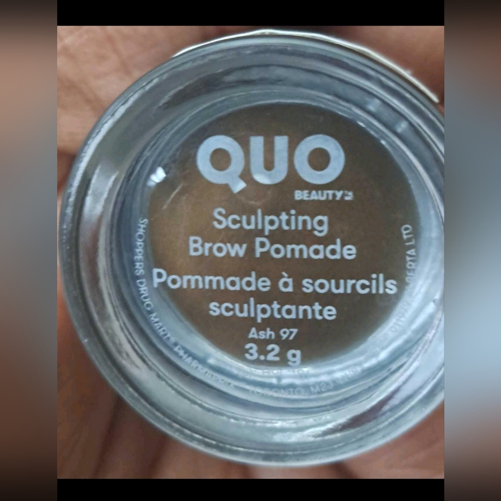 Brand New Quo Beauty Sculpting Brow Pomade. Color 97 Ash